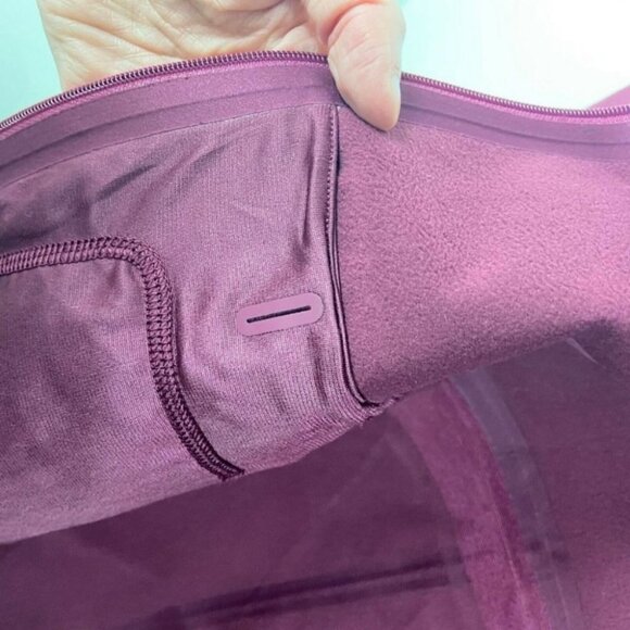 NWT Lululemon Glyde Along Softshell Rain Coat Burgundy Size 2 Waterproof‎ Jacket - Picture 12 of 14